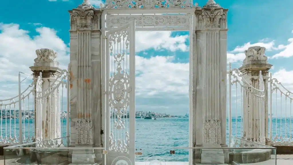 White Gate in Dolmabahce Palace