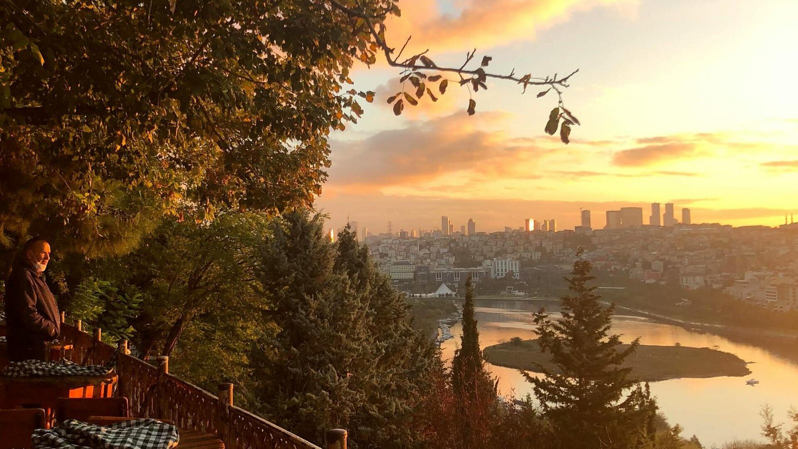 a view of Istanbul from Pierre Loti Hill