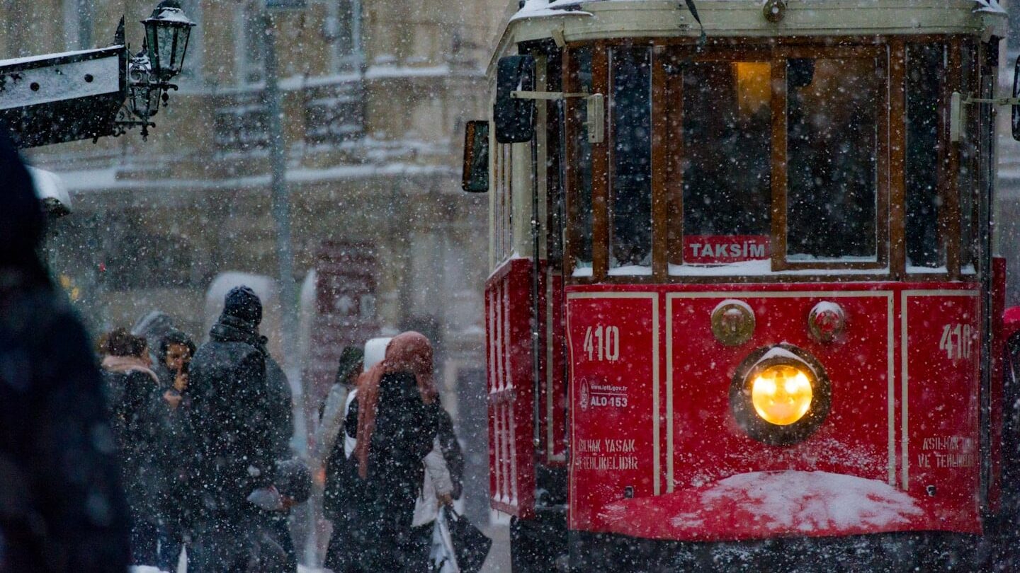 photo of people near tram train