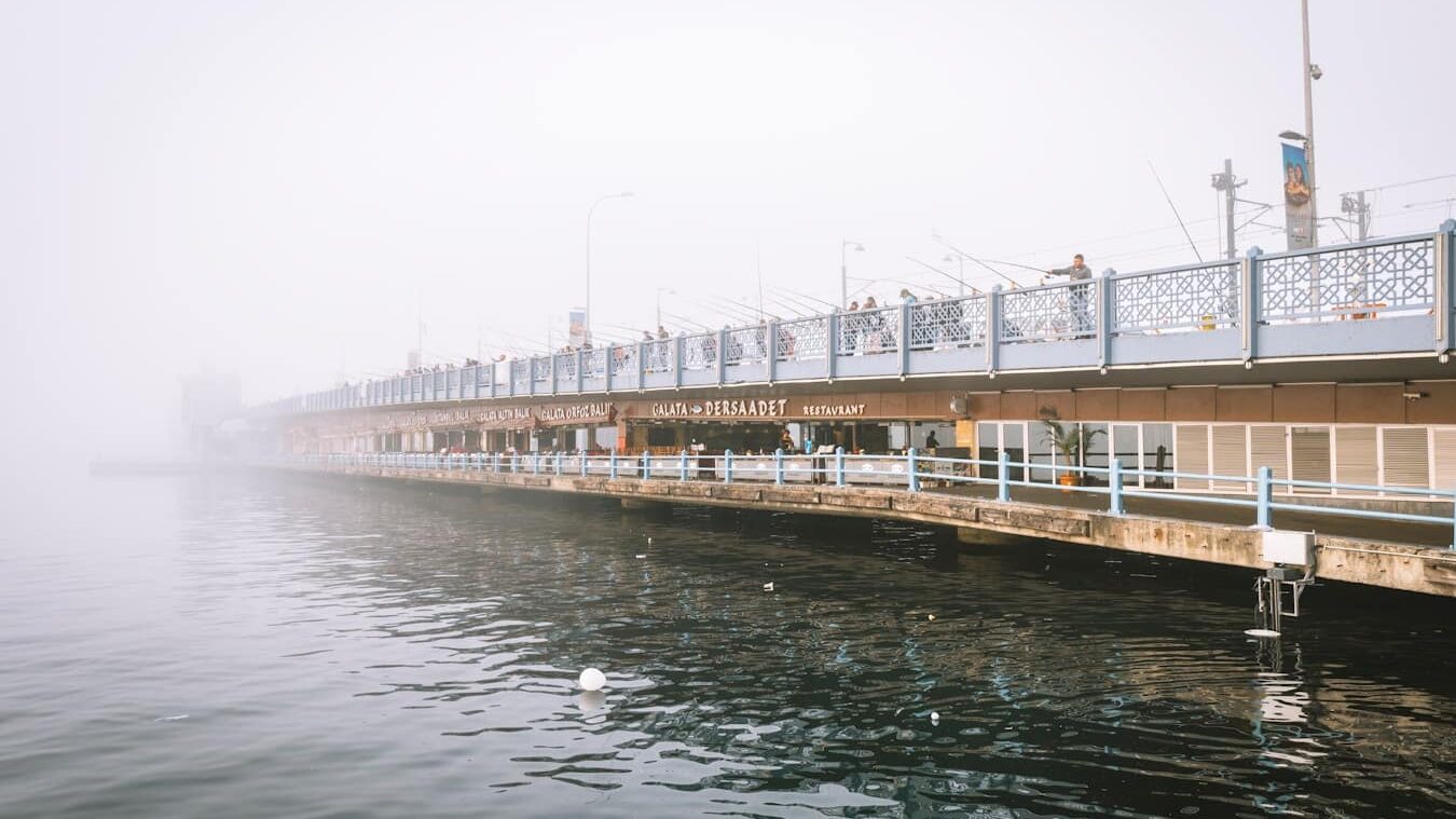 Karaköy - white and brown bridge over water