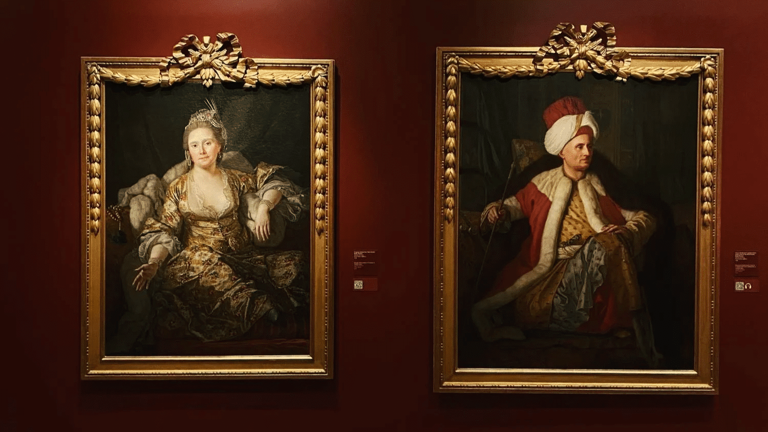 A photo from inside the Pera Museum