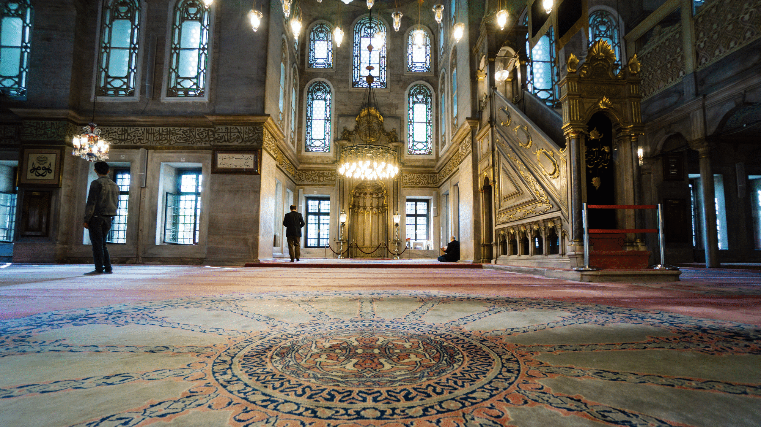 Eyüp Sultan Mosque interior