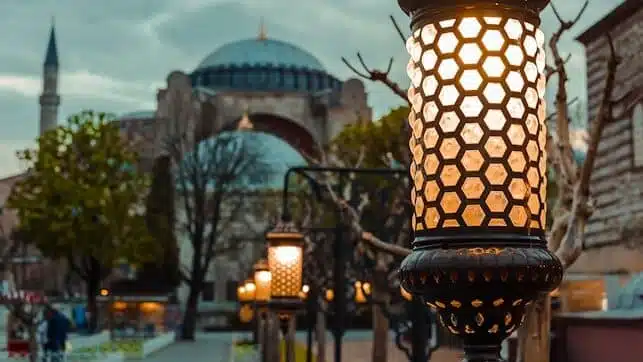 Hagia Sophia Timeline: From Church to Mosque to Museum to Mosque Again black metal lamp post on gray concrete pathway during daytime