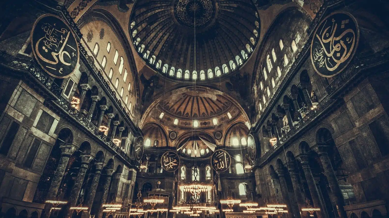 15 Things You Didn't Know About Hagia Sophia the inside of a large building with many windows