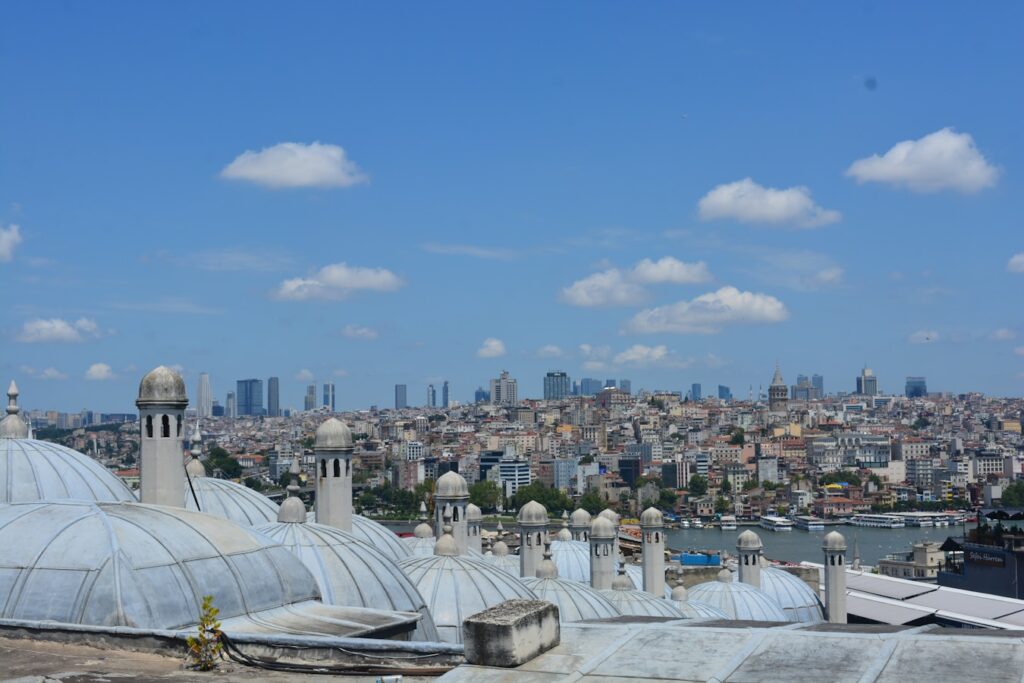 Istanbul's population skyline view