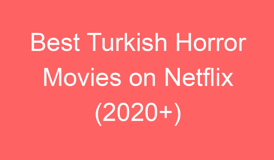 best turkish horror movies on netflix 2020 127474