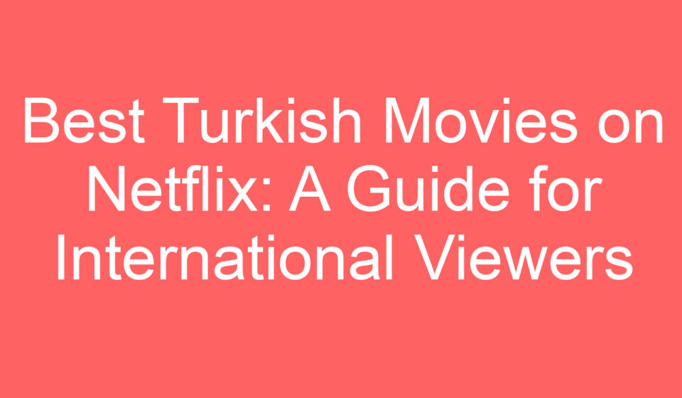 best turkish movies on netflix a guide for international viewers 127514