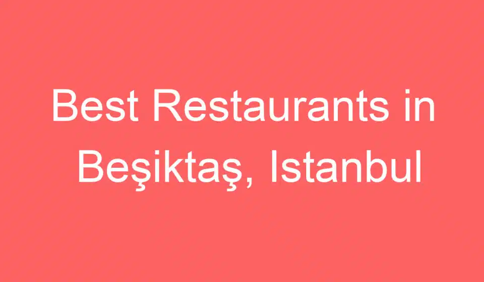 best restaurants in besiktas istanbul 228046